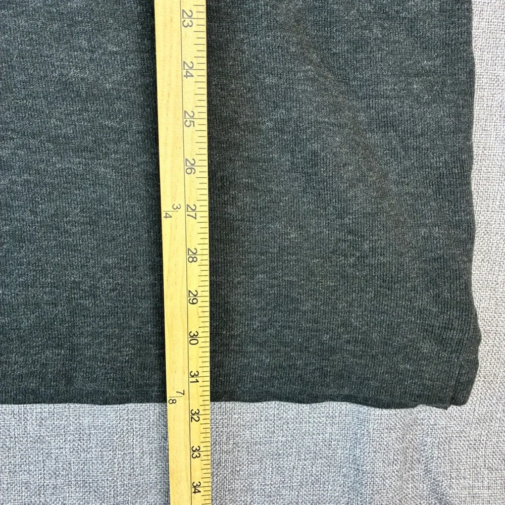 Polo Ralph Lauren Pullover Mens 3XLT Charcoal Grey 1/4 Zip Cotton Tall Sweater